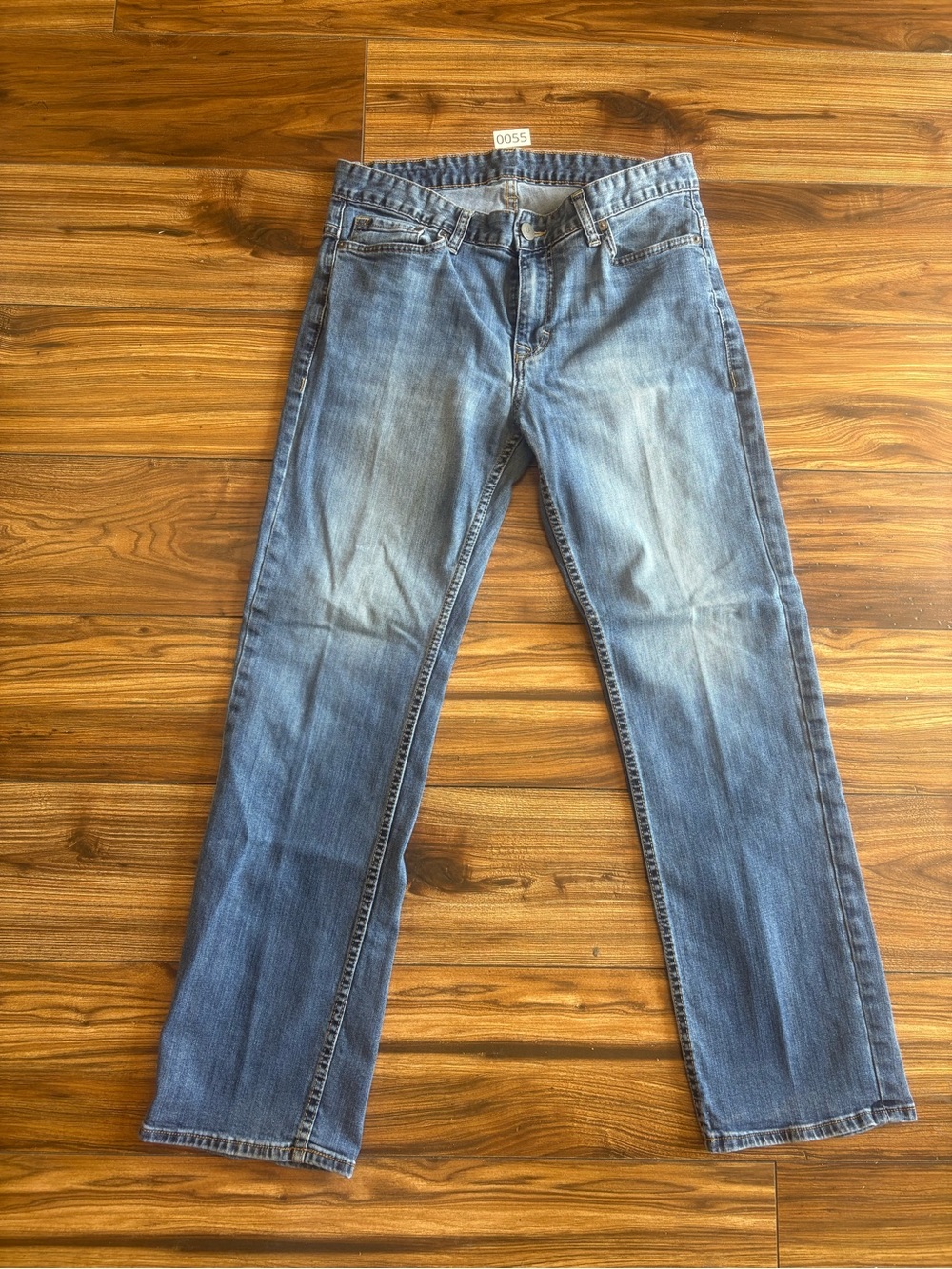 Calvin Klein Light Blue Straight-Leg Men's Jeans